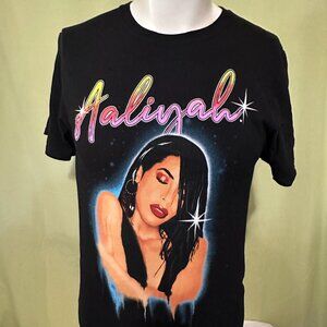 Aaliyah Men's Black T Shirt Size Small